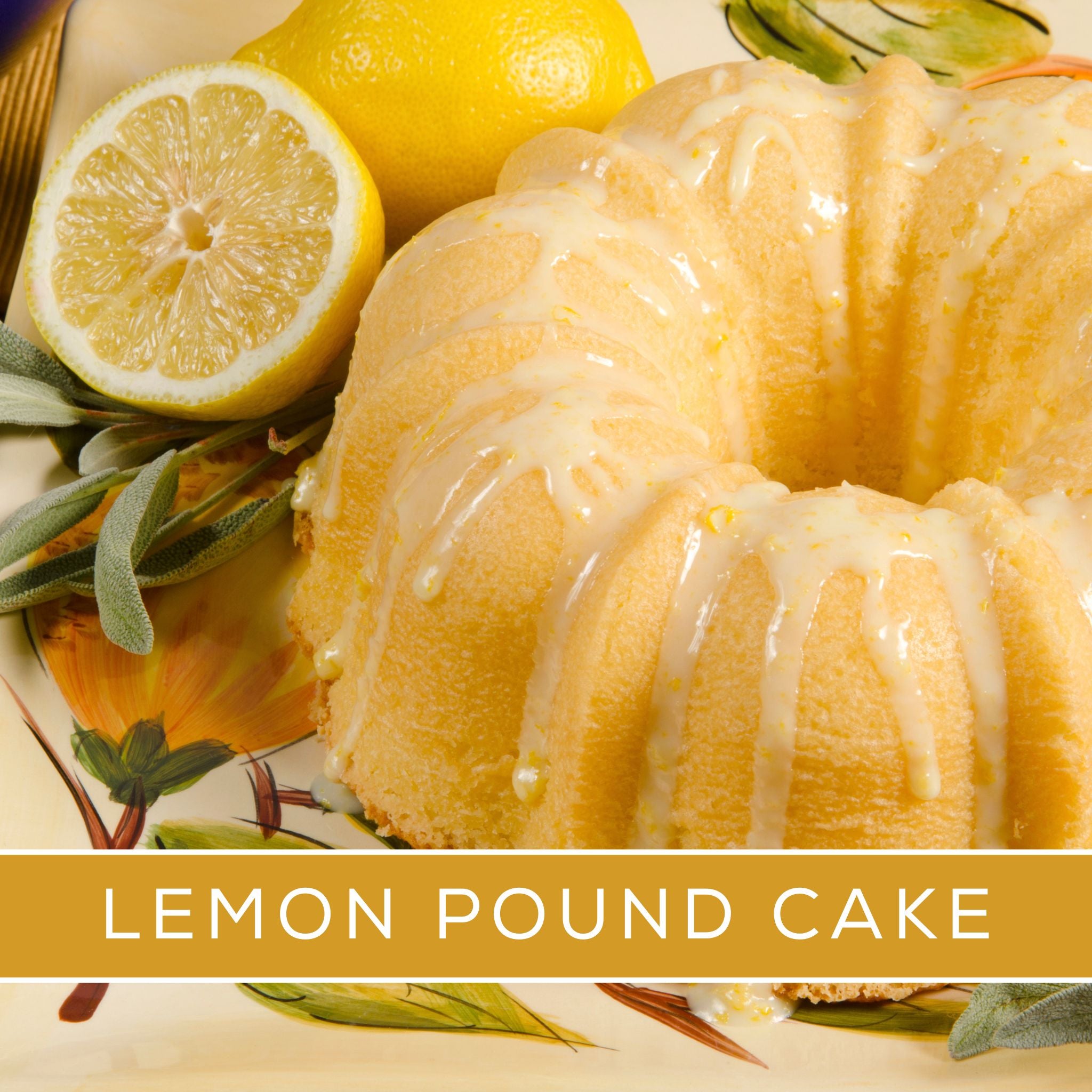 Lemon Pound Cake Wax Crumbles, Wax Melt, Fake Food, Dessert Candles